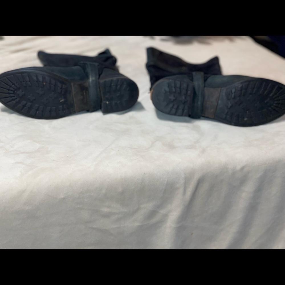 Vera Wang Leather & Suede Boots - Picture 7 of 7